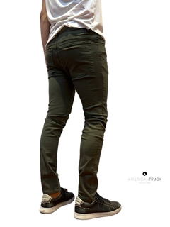 Pantalon American Verde Gabardina - comprar online