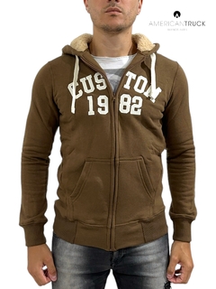 Campera Uniform Dylan Custom Corderito Chocolate
