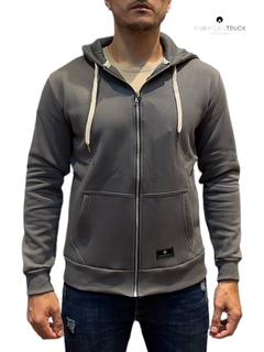 Campera American Gris Clásica Frizada - comprar online