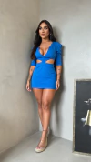 Macaquinho Celine Azul