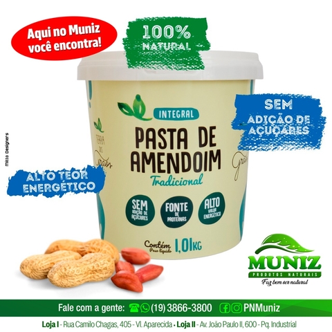 Pasta de amendoim tradicional Terra dos Grãos