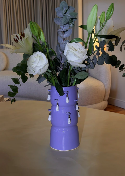 VASO GOTAS - AZUL