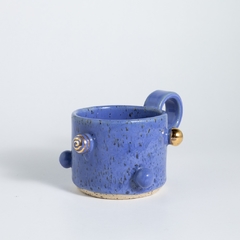XÍCARA BOBÔ GOLD - AZUL na internet