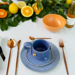 Imagem do XÍCARA BOBÔ GOLD - AZUL