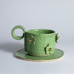 XÍCARA MARI GOLD - VERDE