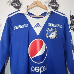 Millonarios Titular Manga Larga 2013 #100 Candelo - Golpe De Estadio
