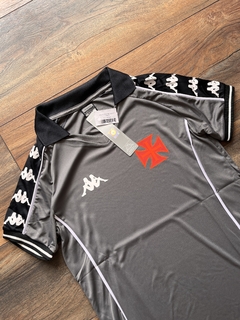 Polo Gris Kappa Vasco da Gama Supporter 2023 - Golpe De Estadio