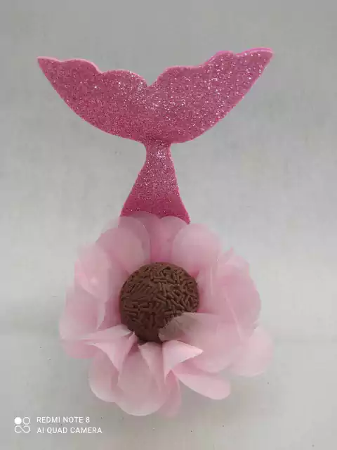 Forma sereia para doce 25 unidades