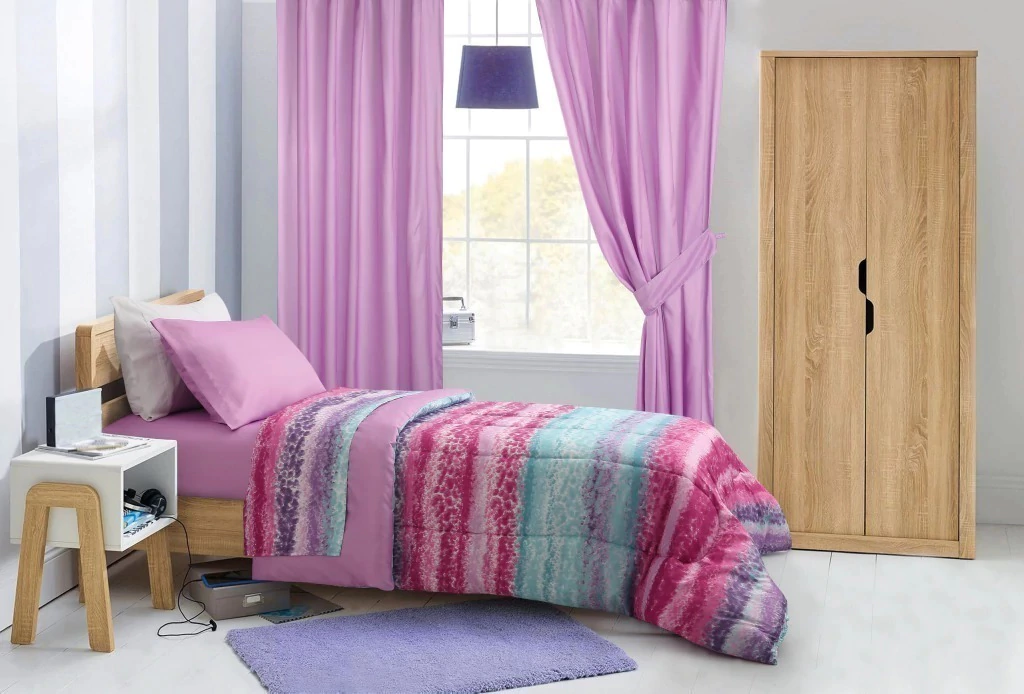 Juego de Sabanas Infantil Linea Plus (132 Hilos) - Textural Fucsia