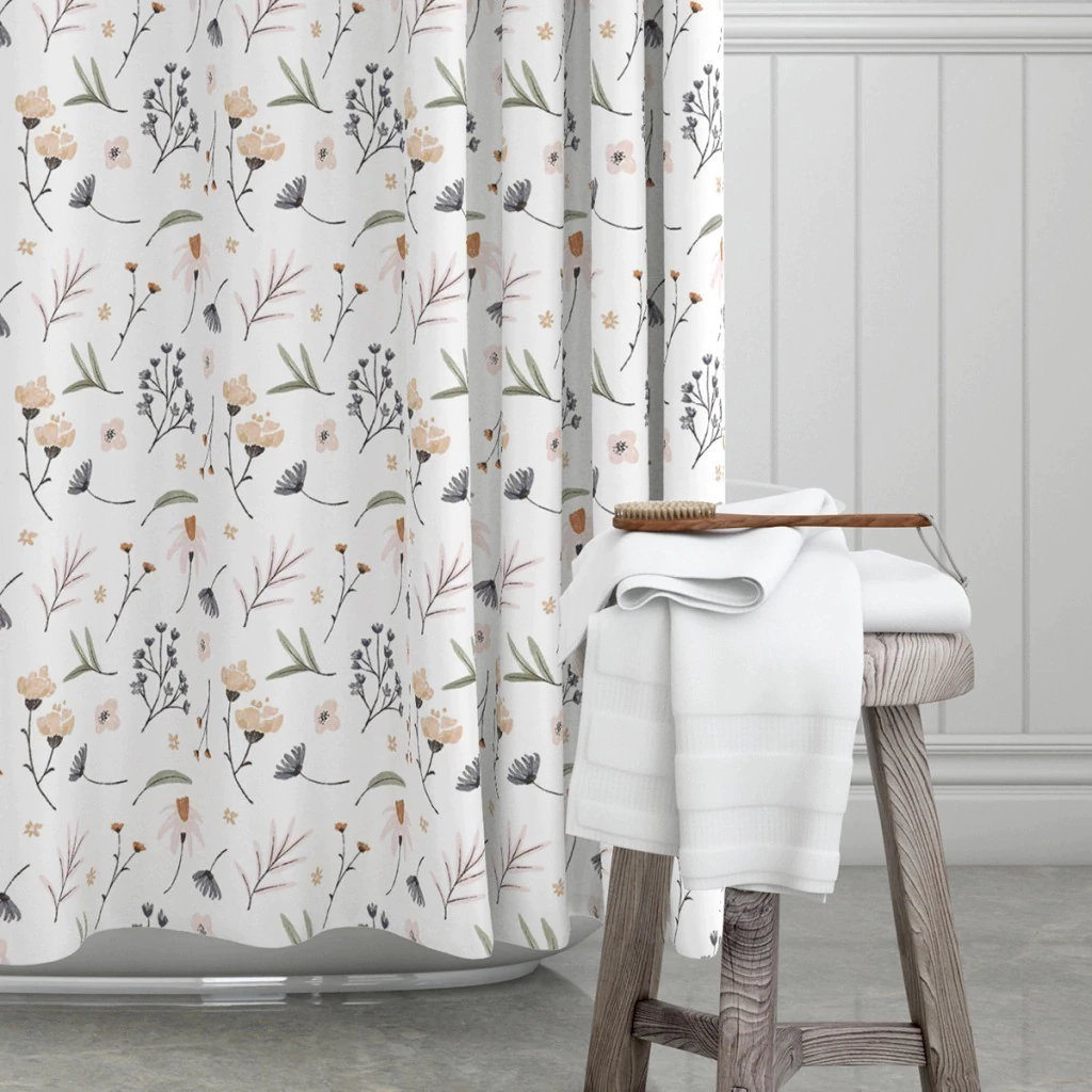 Cortina De Baño Teflon Estampada - Morelia