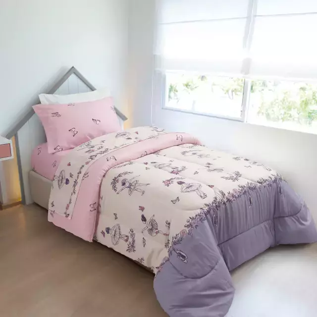 Juego de Sabanas Infantil Linea Plus (132 Hilos) - Ballerina
