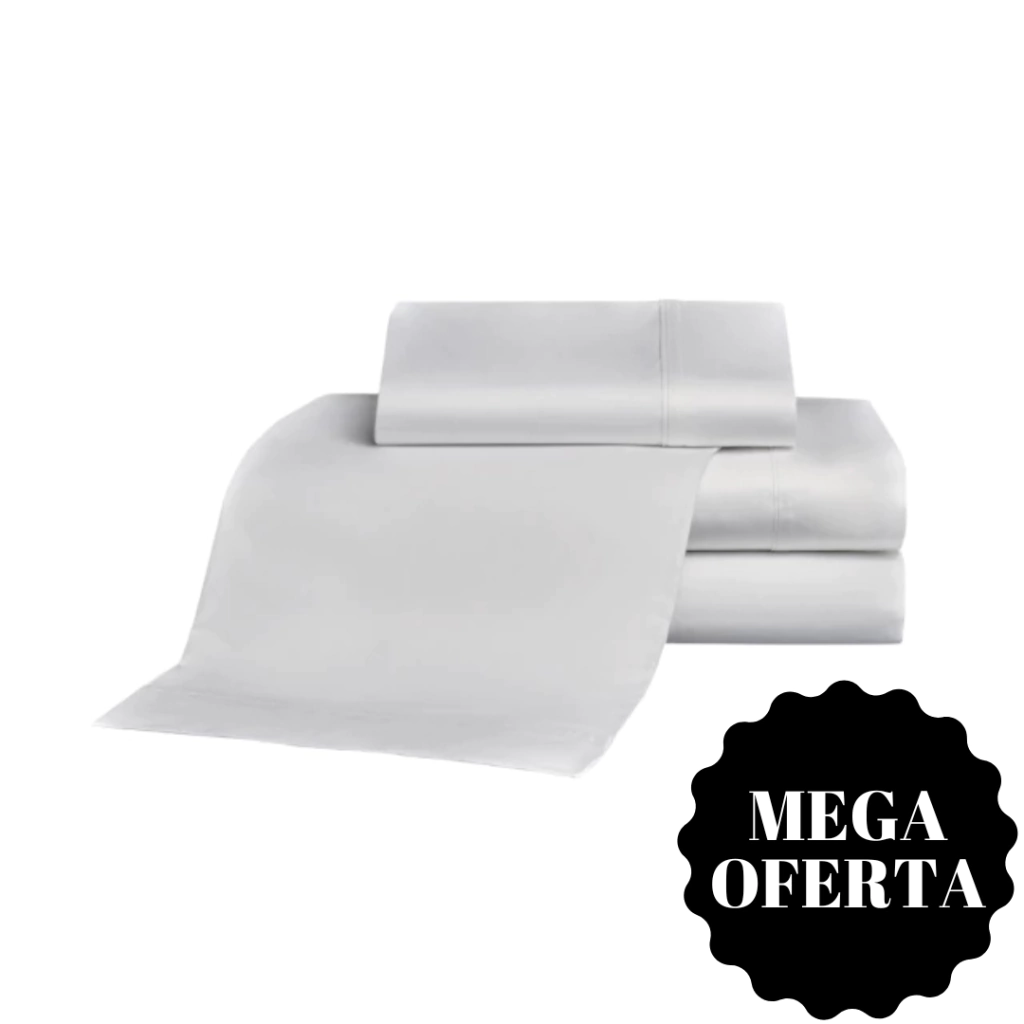 Juego de Sabanas Suplesa Algodon Egipcio (400 Hilos) - Blanco