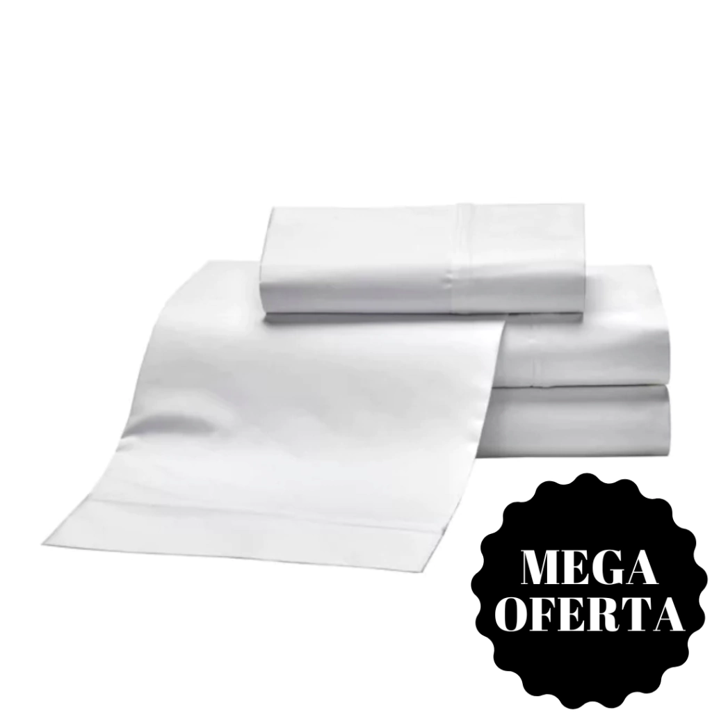 Juego de Sabanas Danubio Algodon Egipcio (500 Hilos) - Blanco