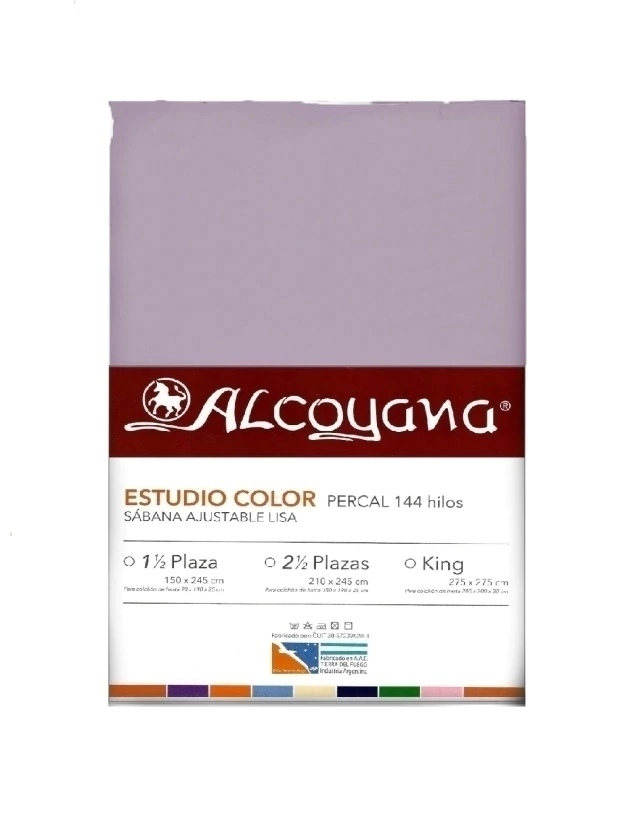 Sabana Ajustable Alcoyana (144 Hilos) - Lila