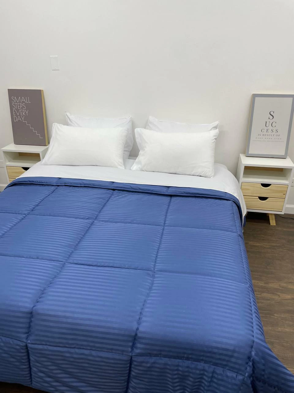 Acolchado Dobby Premium Hotelero 600 H - Azul