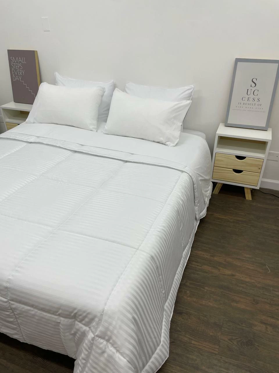 Acolchado Dobby Premium Hotelero 600 H - Blanco