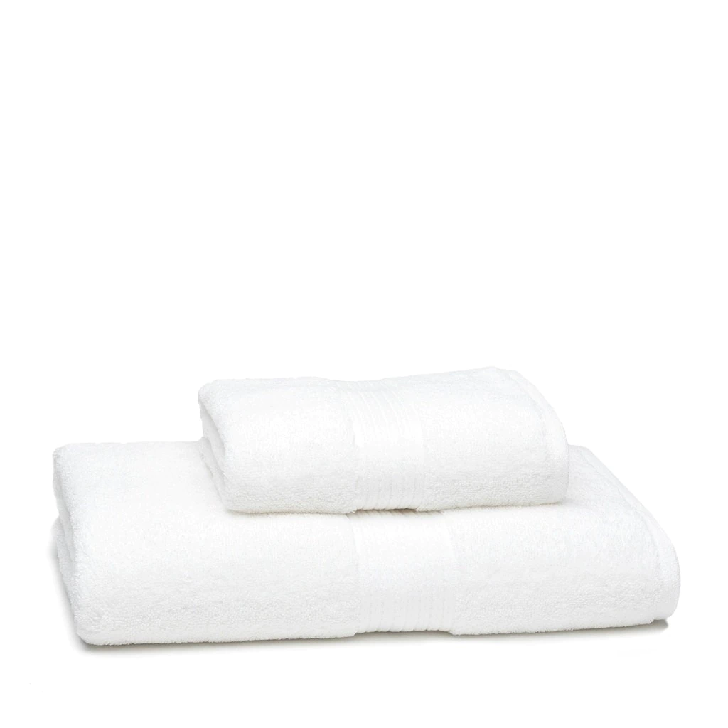 Set Toalla y Toallon Espalma Algodón Peinado 500 Gr - Blanco