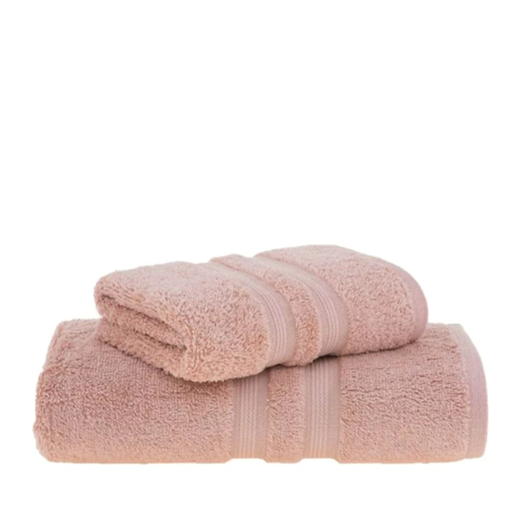 Set Toalla y Toallon Espalma Egipcio Clasico 550 Gr - Rosa