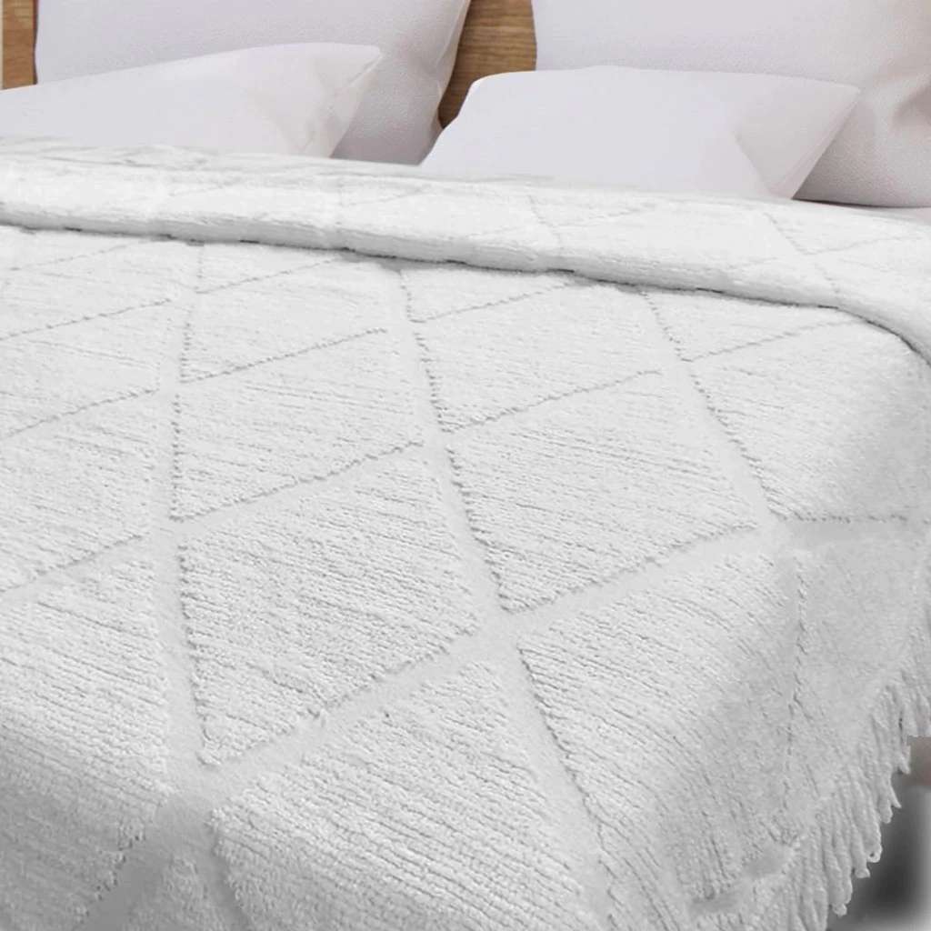 Cubrecama Palette Linea Estocolmo - Blanco