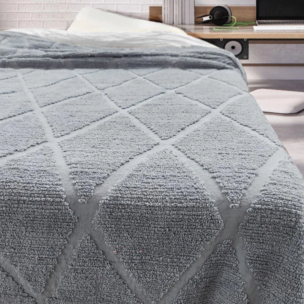 Cubrecama Palette Linea Estocolmo - Gris Plata