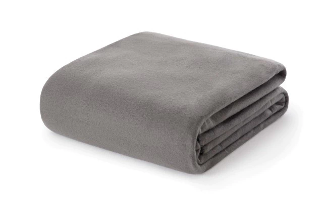 Frazada Polar Lisa - Gris Oscuro