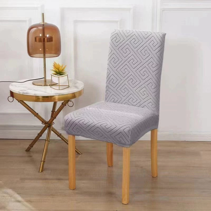 Funda de Silla Jackard - Gris Claro