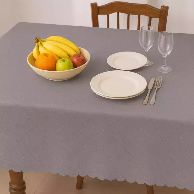 Mantel Rasado Antimanchas - Gris