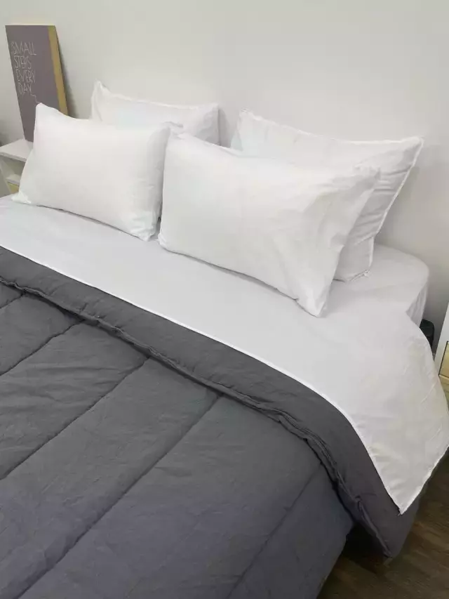 Acolchado Tusor DB 100 % Algodón - Gris Oscuro / Gris Oscuro