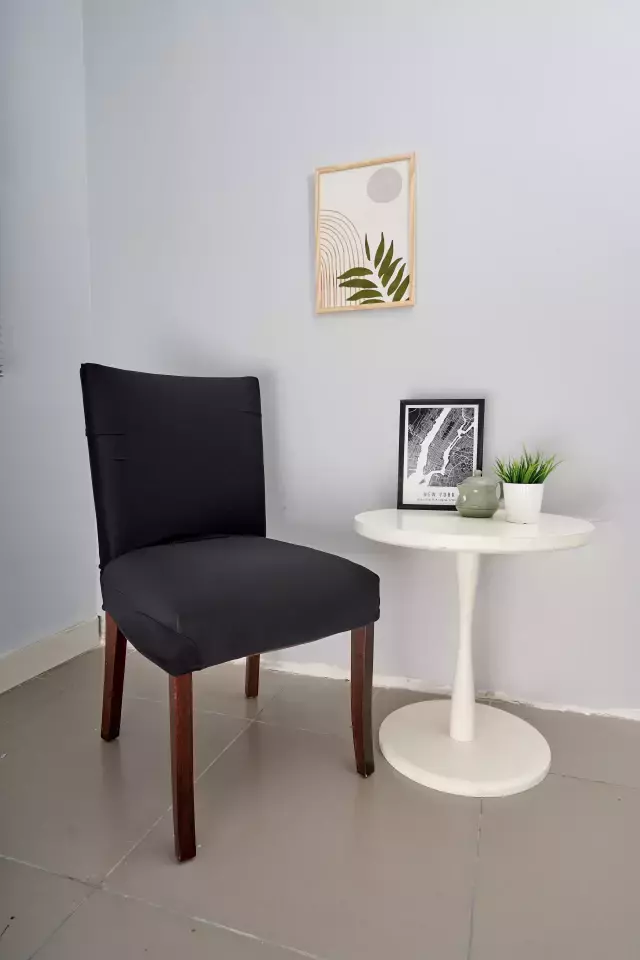 Funda de Silla Lisa - Negro