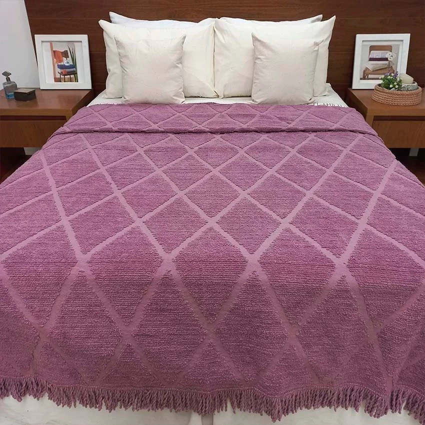 Cubrecama Palette Linea Estocolmo - Morado