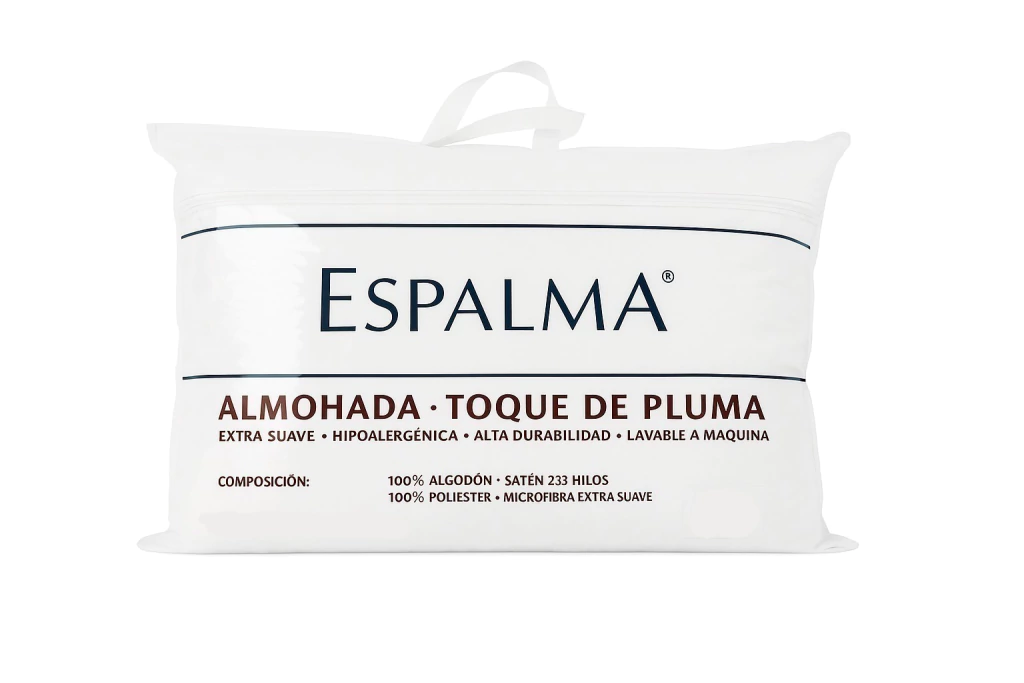 Almohada Espalma Toque De Pluma 50 x 90 - Blanco
