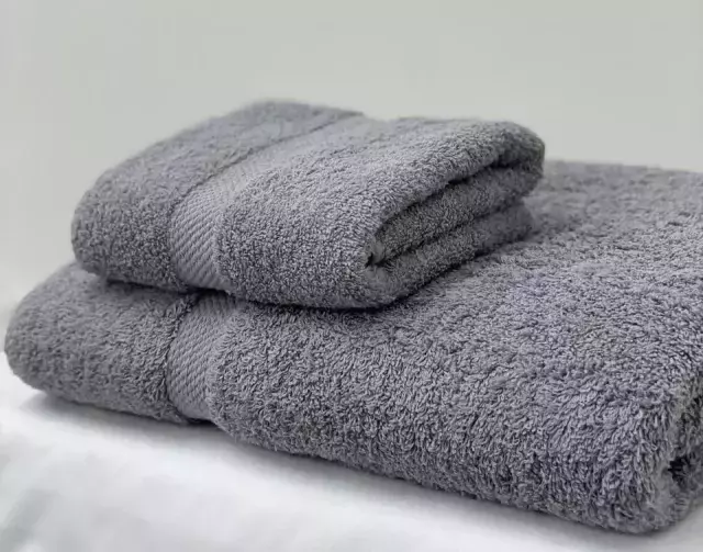 Set Toalla y Toallon XL Ultra 500 Gr - Gris Claro