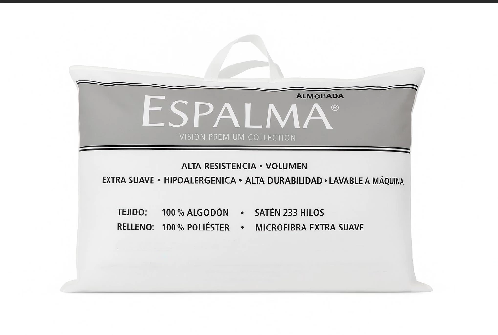 Almohada Espalma Vision Premium 50 x 70 - Blanco
