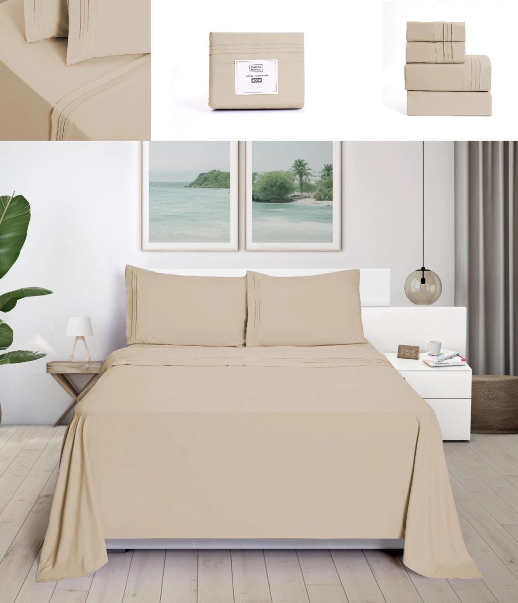 Juego de Sabanas Royal Tradition 600 H - Visón