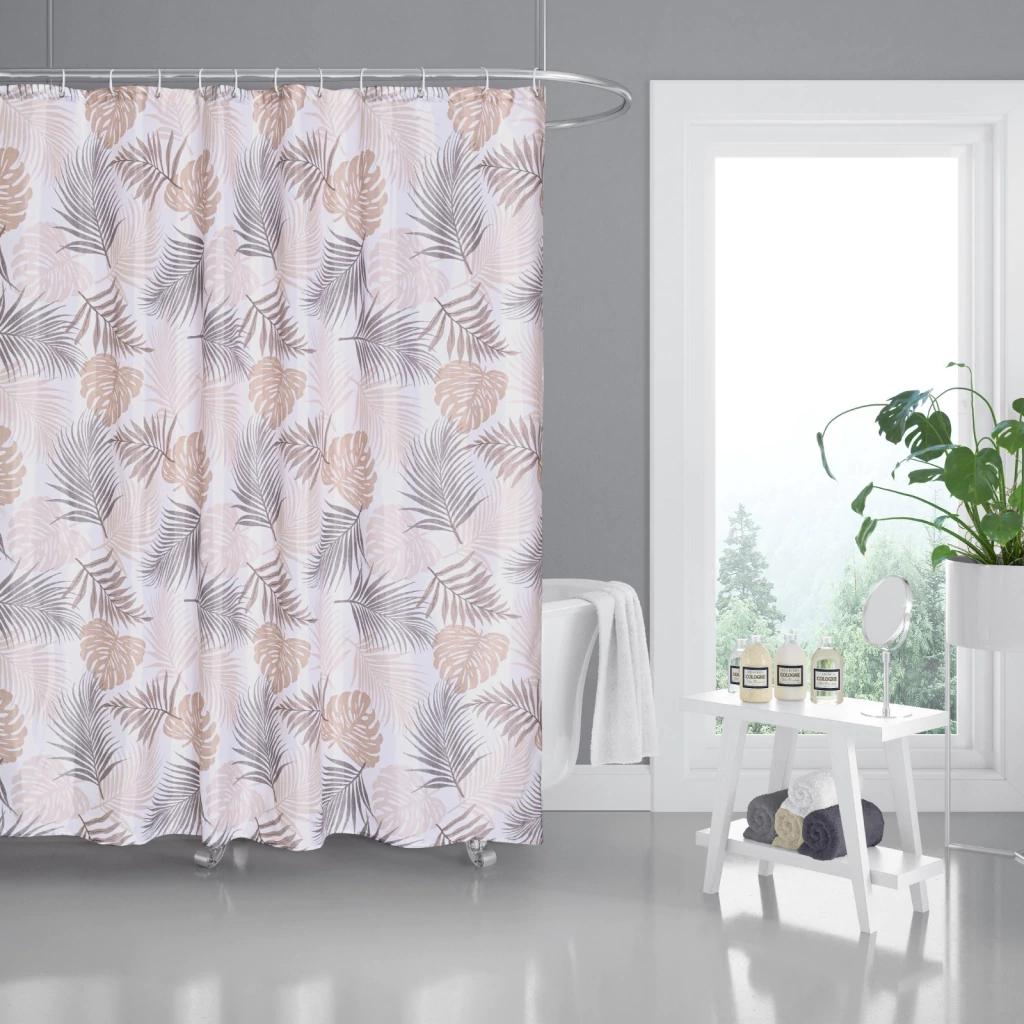 Cortina De Baño Teflon Estampada - Tropical DB