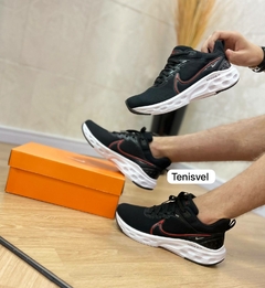 NK ZOOM FLYKNIT 1028 PRETO VERMELHO