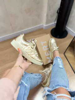 TENIS V NEW OURO CADARÇO/VELCRO - loja online