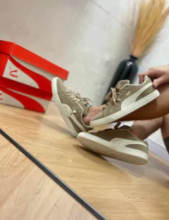 PUMA SUEDE BEGE OFF na internet