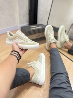 TENIS RDL3666 PALHA OFF WHITE