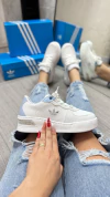 SNEAKER AD STRASS BRANCO AZUL TIFANY