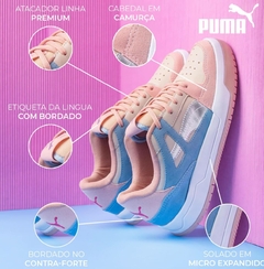 PUMA NEW TRICOLOR ROSA AZUL