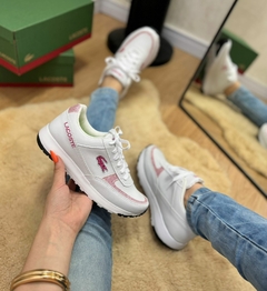 LACOSTE SPORT BRANCO ROSA na internet