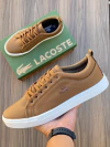 SAPATENIS LACOSTE CARAMELO BRANCO