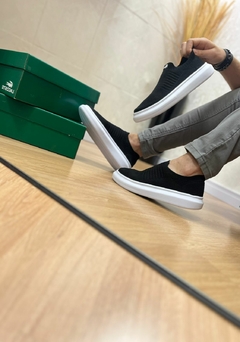 LC SLIPON KNIT PRETO