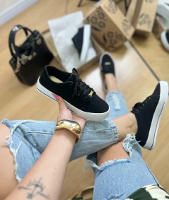 TENIS VF 1013 NOBUCK PRETO - comprar online