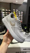 AIRFORCE CROCO BRANCO CINZA PRATA