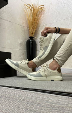 SAPATENIS VELUTTI OFF WHITE REF.WE-68 - TenisVel