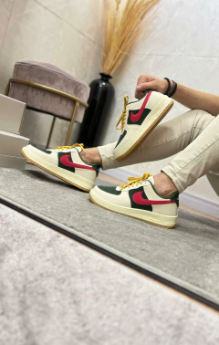 AIRFORCE LV8 BEGE VERDE VERMELHO na internet