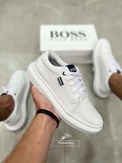 SAPATENIS HUGO BOSS BRANCO PRETO na internet