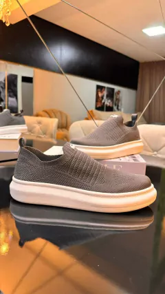 LC SLIPON KNIT CINZA - comprar online